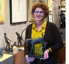 Janna van de Kaa in galerie de Hollandsche Maagd